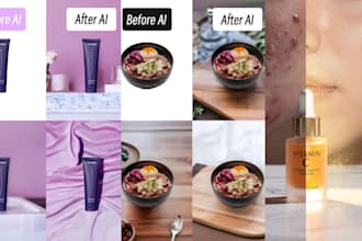 create retouch realistic ai product photography ai image editing mockup image