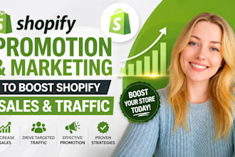 shopify promotion and marketing to boost shopify sales and traffic