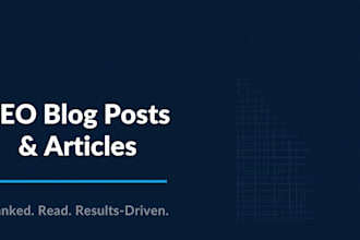 write SEO blog posts and articles for your digital marketing agency