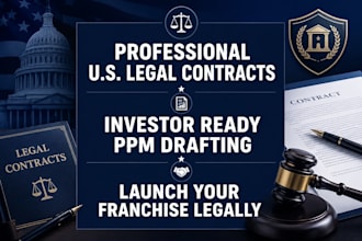 draft franchise agreement fdd franchise disclosure document and operation manual