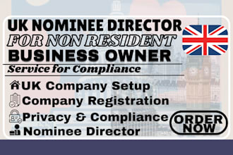 offer UK nominee director for non resident company owners