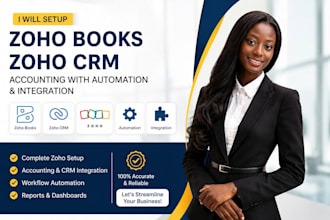setup zoho books zoho crm accounting with automation and integration