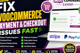 fix woocommerce stripe paypal and checkout issues