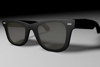design eyewear 3d cad model for manufacturing and 3d printing