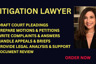 be your civil litigation lawyer for legal motions and court documents