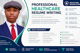 write an ats healthcare executive resume for medical leaders