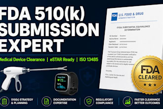 prepare your fda 510k submission and regulatory compliance documents