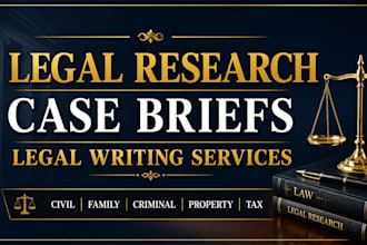 do professional legal research and prepare case briefs