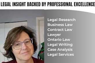 provide professional legal research and case analysis