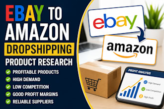 do ebay to amazon dropshipping product research, amazon fba product research