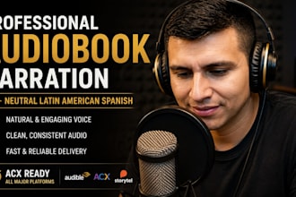 narrate a professional spanish audiobook