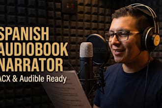 narrate your spanish audiobook for acx and audible