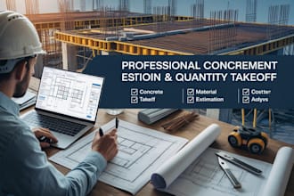 do concrete foundation, slab, beam, column ,wall estimation in tx, fl, ca