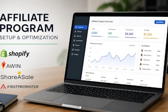 setup affiliate program on shopify, awin, sharesale, and firstpromoter