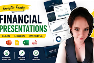 redesign financial powerpoint, investor presentation, ppt redesign