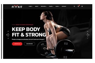 design fitness shopify store fitness website gym shopify store health supplement