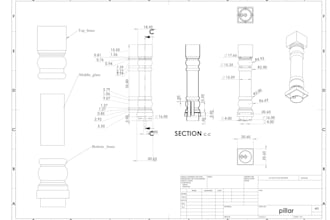 create professional 2d autocad mechanical drawings