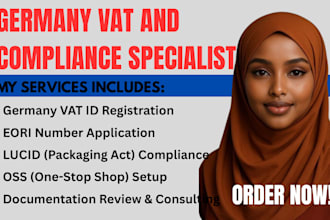 register germany vat id, eori number, lucid and oss for amazon and ebay sellers