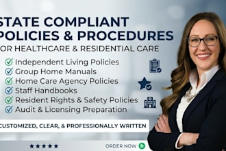 write independent living, group home care, healthcare, policy for north carolina