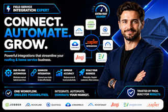 do jobber rooflink quoteiq jobnimbus roofsnap angi eagleview zapier integration