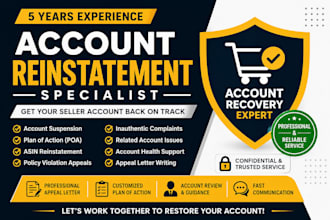 write amazon poa for amazon account reinstatement and amazon suspension
