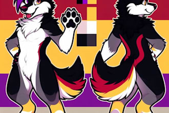 draw furry ref sheet anthro nsfw furry ref sheet