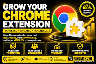 do chrome extension promotion to increase chrome download