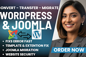 migrate and clone joomla to wordpress fix joomla website update upgrade errors