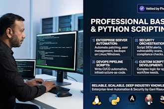 automate your tasks with linux bash and python  scripts