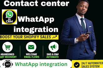 set up bitrix24 CRM and contact center automation