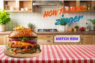 design attractive cooking thumbnails for your channel