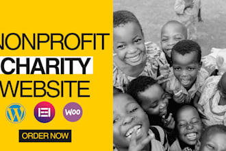 build nonpofit website , charity and ngo website