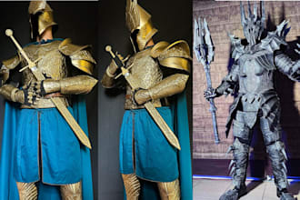 3d cosplay creation wearable cosplay amor anime cosplay props 3d helmet 3d print
