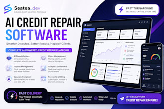 build ai credit repair saas software, ai generate dispute letters