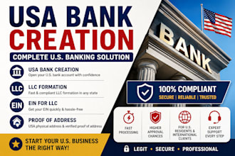 do usa bank creation, usa physical address, bank creation proof of address