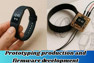do pcb design prototyping production and firmware development