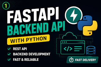 fastapi backend api with python