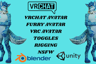 create or edit custom vrchat avatars for pc and quest