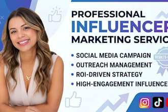 outreach and manage your social media influencer marketing campaign