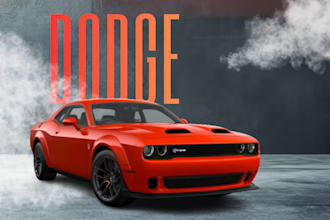 create aesthetic custom car poster art