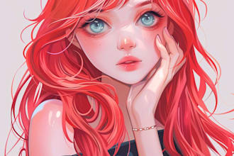 draw a anime character art