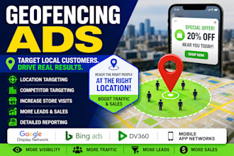 setup geofencing ads geotargeting local business cbd google ads campaign traffic