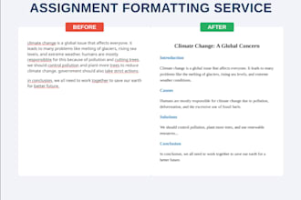 do professional assignment formatting in microsoft word
