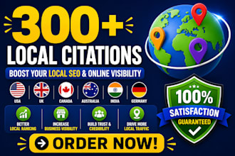 do local citations for USA, UK, canada, aus and worldwide