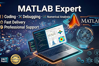 do matlab coding, debugging and engineering projects