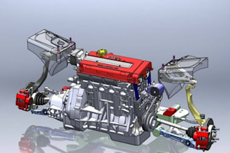 create 3d mechanical design, 2d technical sketch for cnc industrial prototype