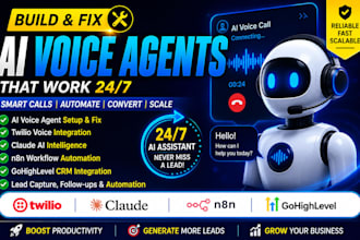 build and fix ai voice agents with twilio claude ai n8n and gohighlevel