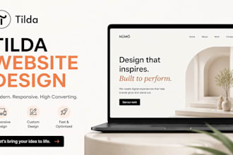 responsive tilda website tilda website redesign tilda ecommerce website SEO GEO