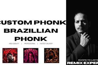 create a custom phonk or brazilian phonk remix