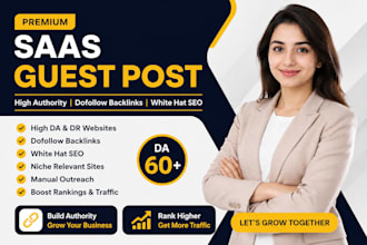 do saas guest posting and link insertion on high DR saas sites